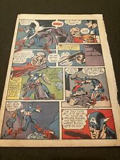 Captain America Comics #1 One Page Pg. 4 1941 Origin & 1st appearance. picture
