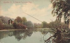 LP17 Massillon Ohio Tuscarawas River View 1909  Postcard picture