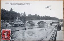 Airplane, Pont de Charenton 1912 French Aviation Postcard, Pioneer-Era picture