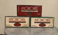 3 Bars Vtg MONCHEL 1-Scented 2 Unscented Shell Soap 4.75 oz Pearl Face-Body Bar picture