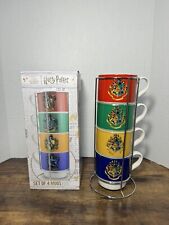 Harry Potter Wizarding World Stackable Set of 4 Mugs ~ New picture