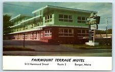 Postcard Fairmount Terrace Motel, Bangor ME Maine R99 picture