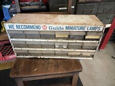 Vintage AC Delco Guide Miniature Lamps Bulbs Lighting Store Display Cabinet Shop picture