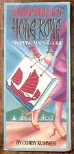 1986 SHOPWALKS HONG KONG SHOPPING MAPS & GUIDE BY CORBY KUMMER FOLD-OUT Z5370 picture
