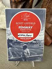SCOTT LISTFIELD “FENWAY”, Card - UNOPEN LIMITED EDITION, SEALED BOX #444/1000 picture