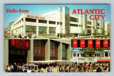 Atlantic City NJ-New Jersey, Hello Bally's Park Place Boardwalk Vintage Postcard picture