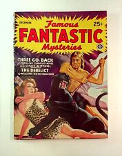 Famous Fantastic Mysteries Pulp Dec 1943 Vol. 5 #5 GD+ 2.5 TRIMMED picture