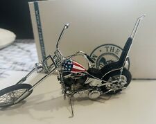 Franklin Mint Harley Davison Easy Rider Chopper Rare With Box/ Papers And Helmet picture
