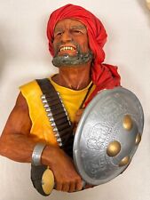 Vintage Bossons Chalkware Pathan Warrior 1967 RARE Wall Figure Made in England picture