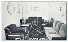 c1960's Covey's Little America Interior Cocktail Lounge Granger Wyoming Postcard picture