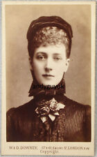 CDV PRINCESS ALEXANDRA OF WALES BY DOWNEY ANTIQUE ROYALTY PHOTO ROYAL QUEEN picture