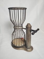 Vintage Chrome Chuck A Luck Professional Gambling Bird Dice Cage Gambling Device picture