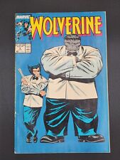 Wolverine #8 (1989) Hulk Appearance Back Cover by Rob Liefeld Marvel Comics picture
