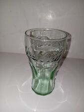 Vintage Green Coca Cola Glass 6 Oz 4.5