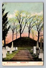 Marietta OH-Ohio, Mount Cemetery, Antique Vintage Souvenir Postcard picture