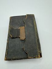 1849 Diary 2x3 Blue Paper Horses  And Record Of Expenses Few Entries picture