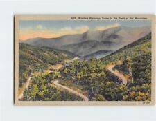 Postcard Winding Highway Scene in the Heart of the Mountains picture