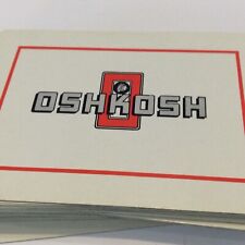 Vintage Oshkosh Motor Truck Defense Playing Cards Rare Incomplete Missing 1 Card picture