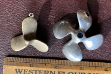 2 Keychain Antique Miniture Propeller/Boat Propeller - No Comparables picture
