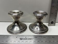 Newburyport Silver NS Co. Sterling Antique Weighted Candlestick Holder 224g TW picture