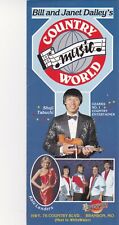 1986 Country Music World Branson Missouri Brochure picture