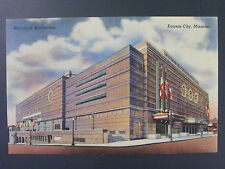 Kansas City Missouri MO Municipal Auditorium Vintage Linen Postcard 1930s picture