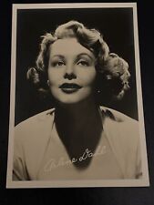 Arlene Dahl Press Publicity Photo Card 5x8 Original ~1940s Printed Signature VTG picture