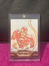 2010 UD MARVEL IRON MAN 2 ARTIST SKETCH CARD IRON MAN SP# 1/1 ONE of ONE picture