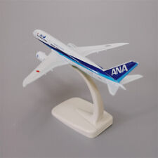 Japan ANA Airlines Boeing B787 Airplane Model Plane Aircraft Metal Alloy 16cm picture