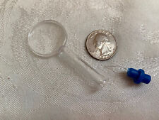 Vintage Unusual Small SEWING MAGNIFYING GLASS w/ NEEDLE THREADER picture