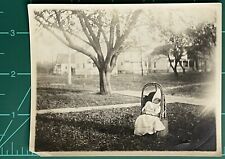 Antique Photo Black White Snapshot Cute Little Baby Boy IDENTIFIED picture