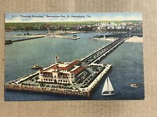 Postcard St Petersburg FL Florida Recreation Pier Vintage PC picture