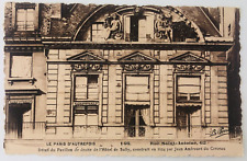 Vtg Paris France Detail du Pavillon de droite de l'Hotel de Sully Postcard P74 picture