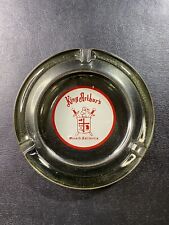 Vintage King Arthur’s Restaurant Oxnard California Grey Glass ashtray picture