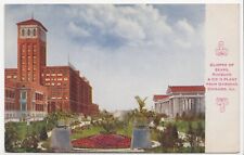 Sears Roebuck Factory From Gardens Chicago Illinois 1910 Postcard picture