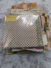 HUGE Lot 8.5 Lbs VTG MCM Gift Wrap Paper Mixed Xmas Birthday Child Floral Baby picture