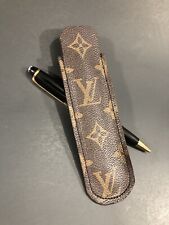Made In USA LV Monogram Fabric Pen Sleeve For Mont Blanc and Luxury Pen picture