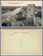 FRANCE Postcard - Chinon, Moulin Tower & Vienne River J26 picture