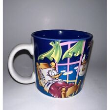 Disney Donald Duck Clouds Dreaming Ceramic Coffee Cup Mug 1994 Blue Vintage picture