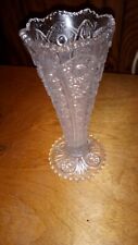 Vintage Crystal Cut Glass 7 Inch Vase picture