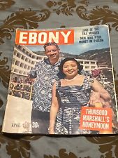 Ebony Magazine April 1956 Cover Thurgood Marshall & Story On Murder of Emit Till picture