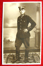 Latvia Latvian Army Military Photo some soldier, pre ww2 picture