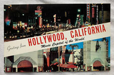 Greetings From Hollywood, California, Chinese Theatre, Vintage Postcard picture