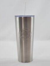 Starbucks Coffee 2020 Brushed Silver 24oz Tumbler Cold Cup Stainless Steel picture
