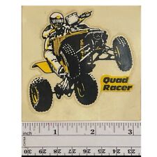 Vintage 80s Quad Racer Sticker Decal 1980’s picture