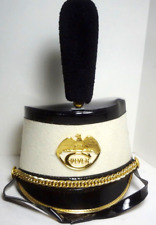 Vintage CULVER MILITARY ACADEMY fine CADETS PARADE SHAKO HAT complete w/7
