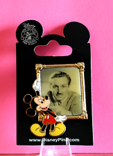2008 3D Walt Disney Portrait Mickey Mouse Pin Trading Around the World -NEW- picture