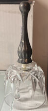 VINTAGE RCR Royal Crystal Rock Silver Plated Handle Bell ITALY $hips Free picture