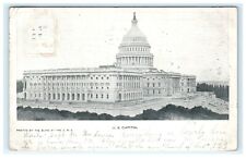 1905 US Capitol Building Early View Postcard -Washington DC picture