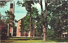 New Canaan Connecticut St. Mark's Church Front View Postcard picture